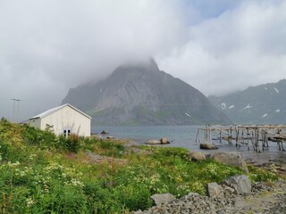 Lofoten Reine Historic Fishing Village Rorbu Scenic Northern Norway