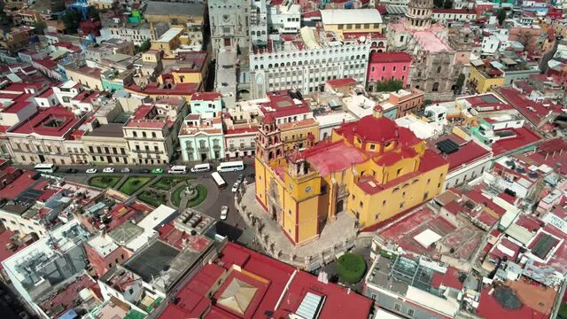 Guanajuato City in north of Mexico 
