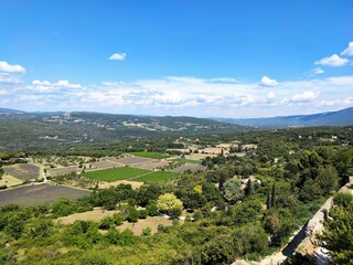 Naklejka premium Balade en Provence - Saignon