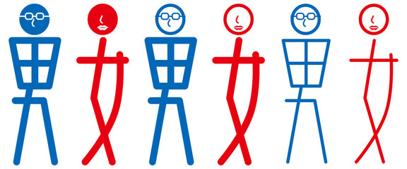 ピクトグラム 男女別案内