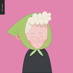 Bright characters portraits