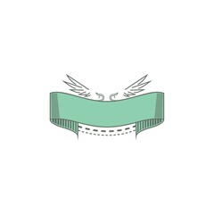 Fototapeta premium bird label