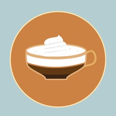 cup of coffee with whipped cream