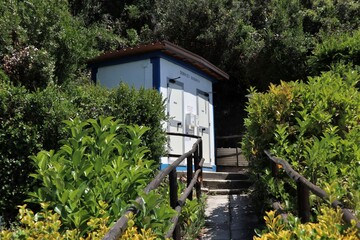 Ascea Marina - Servizi igienici del lido