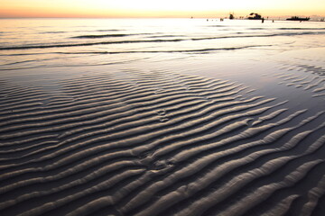 Low tide. White Beach. Boracay island. Western Visayas. Philippines