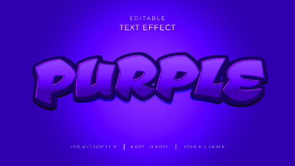 Purple text style effect
