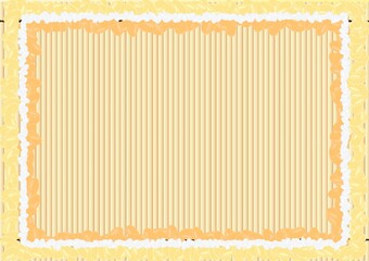 bamboo mat background with beans and rice frame