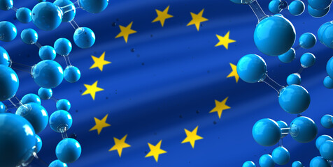 European Union H2 Hydrogen Molecule © Alexander Limbach