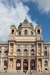 Vienna, Austria, museum quarter in Maria Teresa square with the art history museum and the natural history museum
