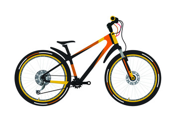 Fototapeta premium Bicycle, bike Vector design