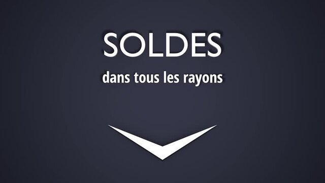 soldes fleches gris
