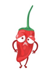 sad red chili