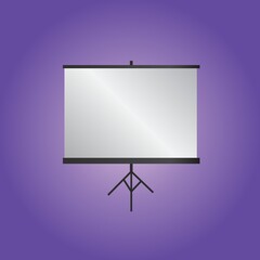 projector screen with tripod