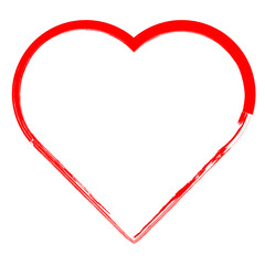 Set of Hearts . Grunge stamps collection.love Shapes for your design.Distressed symbols. Textured Valentine's Day signs.Vector 