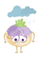 upset turnip