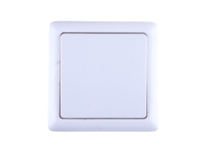 white light switch on a white background