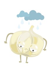 upset garlic