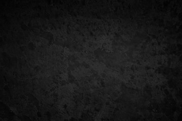 Art black concrete stone texture for background in black. Abstract color dry scratched surface wall cover colorful paper scratches shabby vintage Cement and sand grey dark detail covering.