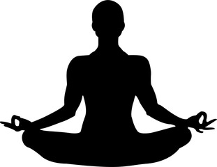 yoga pose silhouette vector.yoga position silhouette.