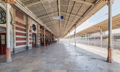 Sirkeci Railway Station in Istanbul, Turkey.