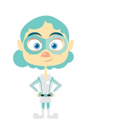 masked superhero cartoon