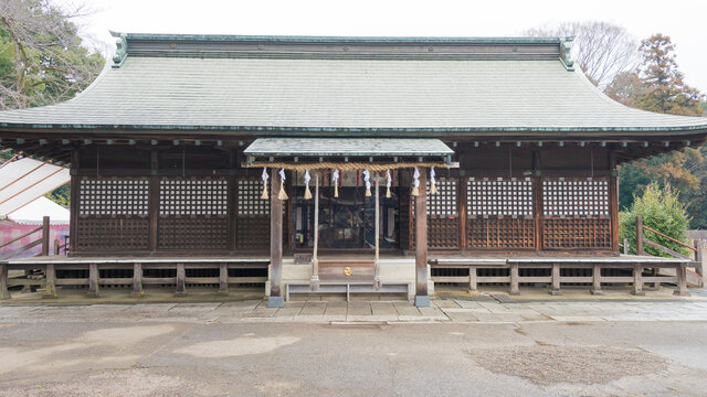 Washinomiya Shrine In Kuki, Saitama, Japan. The Shrine Was A History Of Over 2000 Years And Anime Sacred Place.