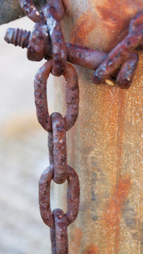 old rusty chain