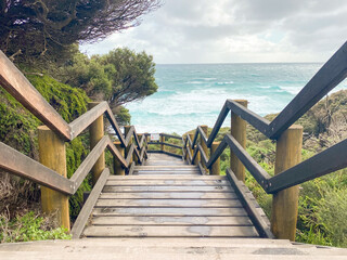 the beaches of Mandurah and Busselton in Western Australia
