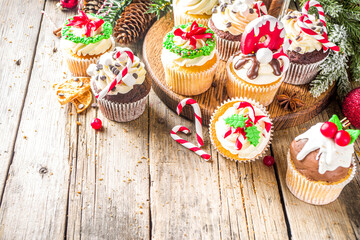 Christmas cupcakes