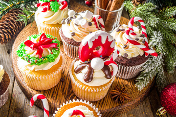 Christmas cupcakes
