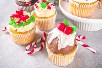 Christmas cupcakes