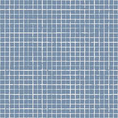 Vector white grey grid check seamless pattern