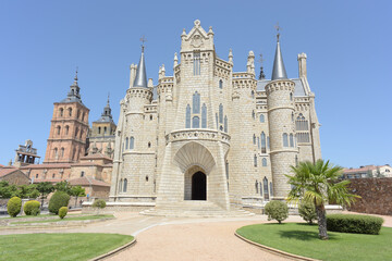Episcopal Palace of Astorga, Spain. 