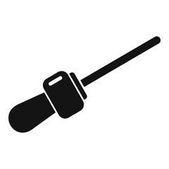 Homeopathy oil pipette icon. Simple illustration of homeopathy oil pipette vector icon for web design isolated on white background