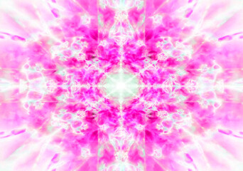 Light pink kaleidoscope pattern