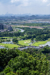Cityscape of Panyu District, Guangzhou, China