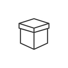 Box icon. Logistic symbol modern, simple, vector, icon for website design, mobile app, ui. Vector Illustration