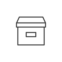 Office box icon. Logistic symbol modern, simple, vector, icon for website design, mobile app, ui. Vector Illustration