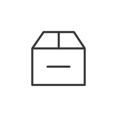 Rejected delivery package icon. Logistic symbol modern, simple, vector, icon for website design, mobile app, ui. Vector Illustration