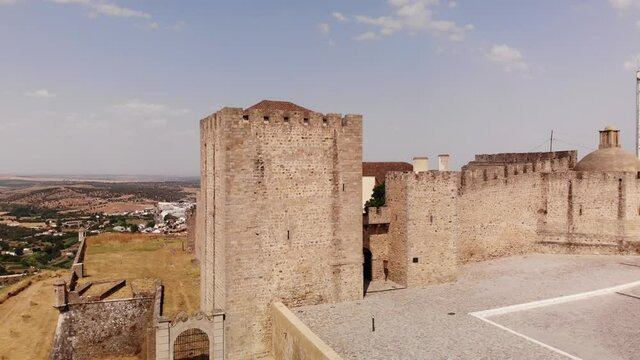 The castle of Elvas inside the fortress