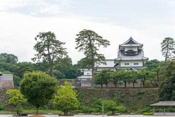 Fototapeta na wymiar Kanazawa Castle Park in Kanazawa, Ishikawa, Japan. a famous historic site.