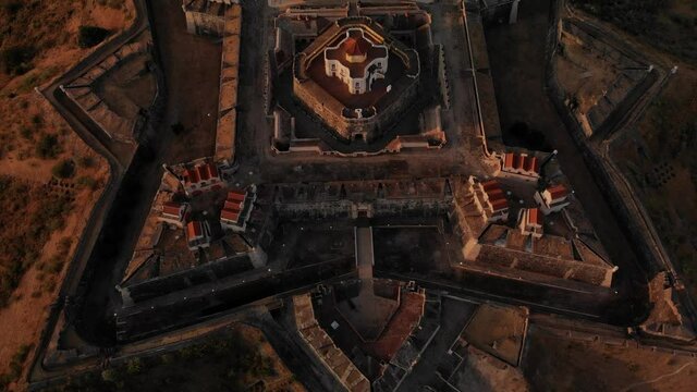 Star shaped fortress in Alentejo
