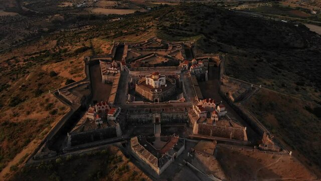 Star shaped fortress in Alentejo
