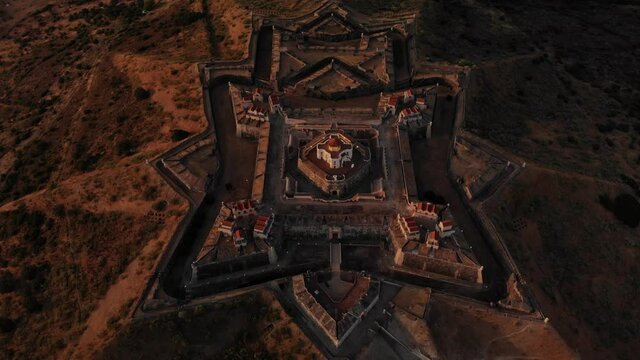 Star shaped fortress in Alentejo