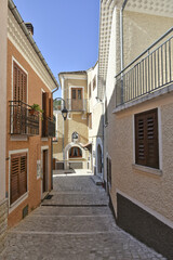 A street in the old town of Cassano Irpino, in the province of Avellino, Italy.