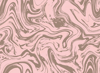 Black Seamless Grunge Paint Oil. Magenta Repeat Fluid Graphic Backdrop. Purple Pink Gouache Vector Flow. Pastel Pink Color Paint Effect. Repeat Illustration.