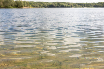 Waves in clear water