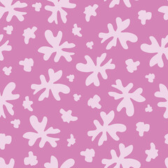 Pretty pink abstract seamless pattern background.