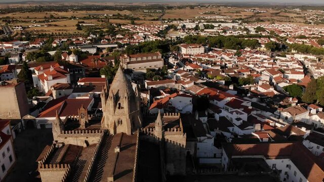 Main church in town of Evora