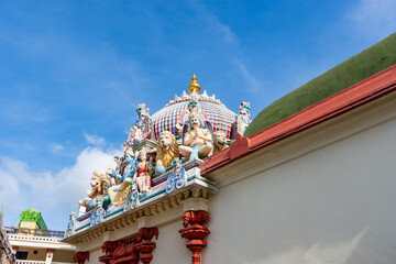  Sri Veeramakaliamman Hindu Temple on 20 June 2019 at Singapore. The Hindi are the third biggest...